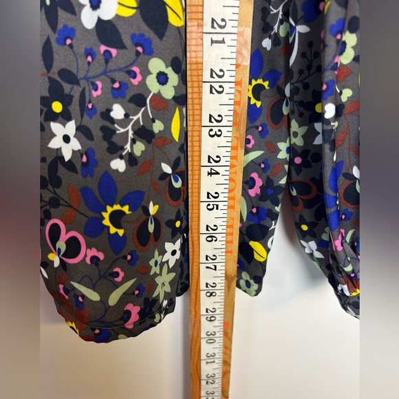 Boden Floral Women's Top Blouse Plus Size 16-18 Satin Elegant Feminine Summer - Picture 10 of 11